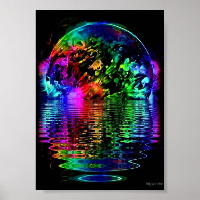 Blacklight Solar Reflections Poster (Front)