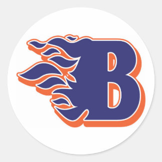 Blackman Blaze Youth Football and Cheerleading Classic Round Sticker
