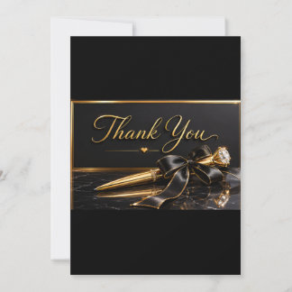 Blackmere & Co. Luxury Pen Thank You Card | Elegan