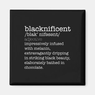 Blacknificent Dictionary Black History Month Meme Magnet