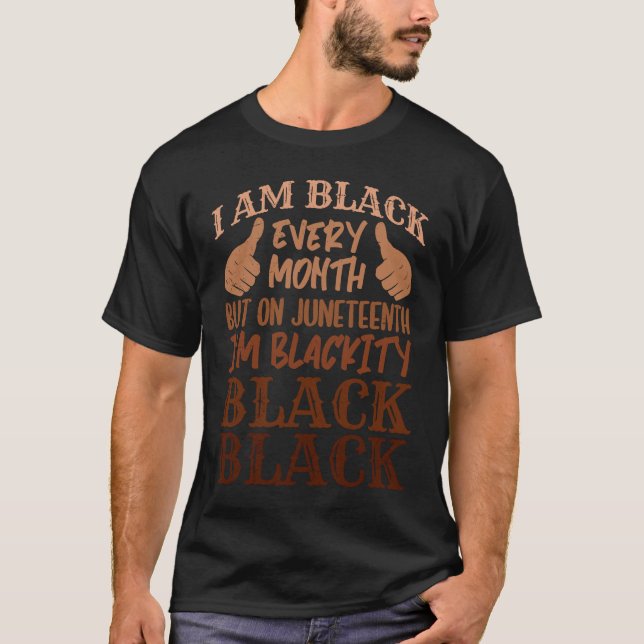Blacknificient Afro proud dark skin Africa T-Shirt (Front)