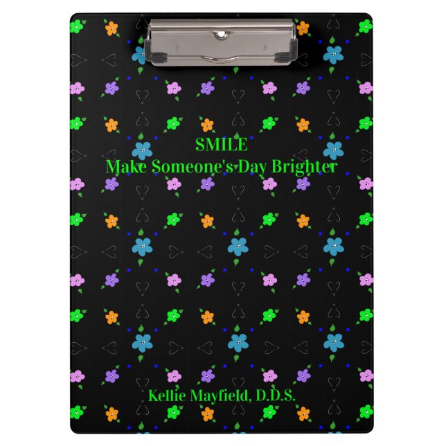 Blackout Daisy Clipboard (Front)