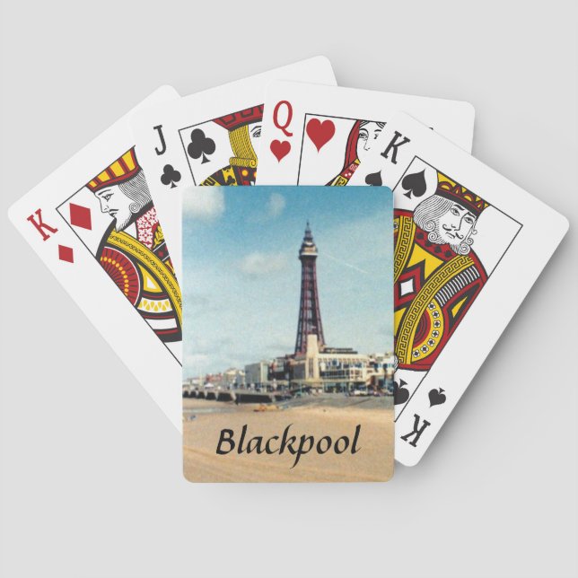 Blackpool 1990 playing cards (Back)