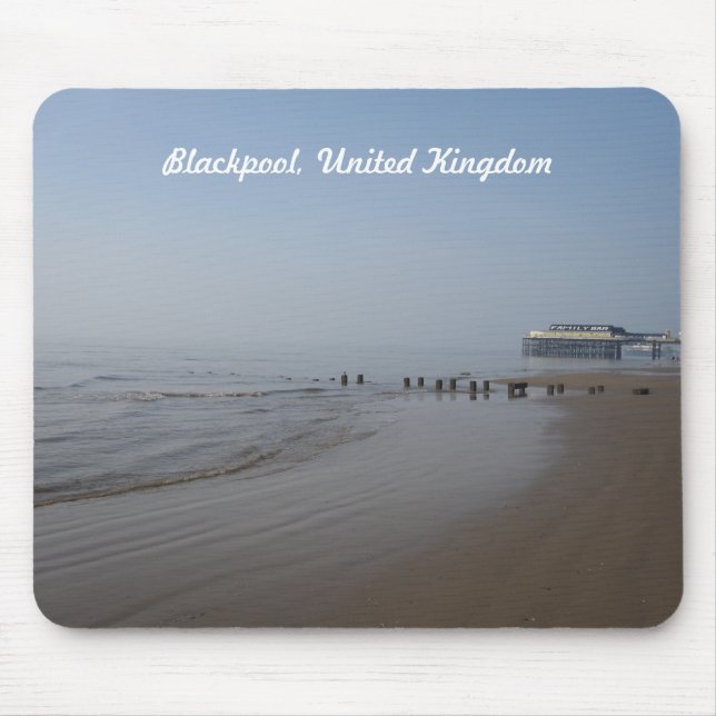 Blackpool Beach Mouse Pad (Front)