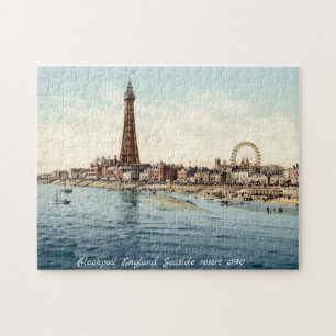 Blackpool England Seaside resort c1910 Jigsaw Puzzle