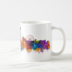 Blackpool England Skyline Coffee Mug