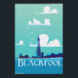 Blackpool, England vintage travel poster<br><div class="desc">Blackpool,  England vintage travel poster. Visit Blackpool.</div>