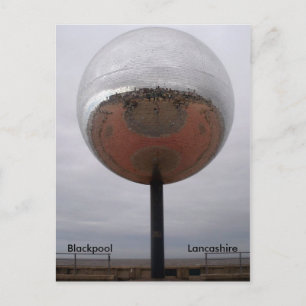 Blackpool Mirrorball Postcard