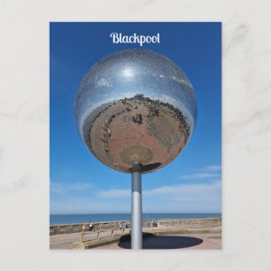 Blackpool Mirrorball Postcard