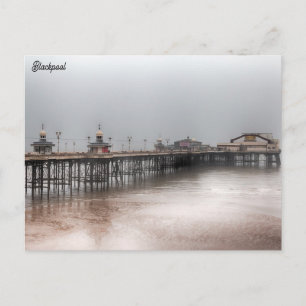 Blackpool North Pier Postcard