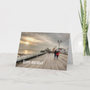 Blackpool Pier English Seaside  Resort Card