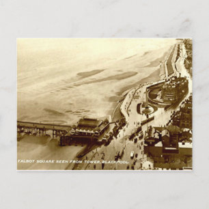 Blackpool, Talbot Square Postcard