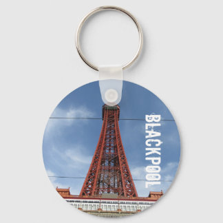 Blackpool Tower And Day Sky  Key Ring