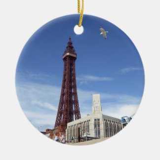 Blackpool Tower Ceramic Tree Decoration