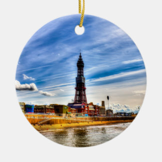 Blackpool Tower Ceramic Tree Decoration
