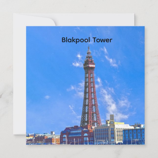 Blackpool Tower Holiday Card (Front)