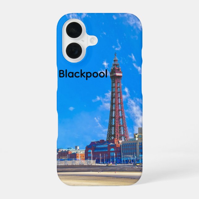 Blackpool Tower iPhone 16 Case (Back)