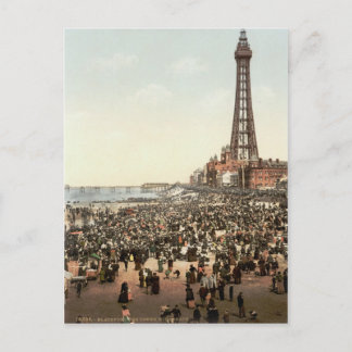 Blackpool Tower, Lancashire, England, c.1895 Postcard