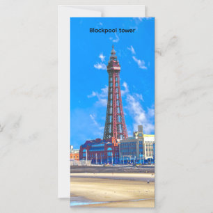 Blackpool Tower Magnetic Invitation