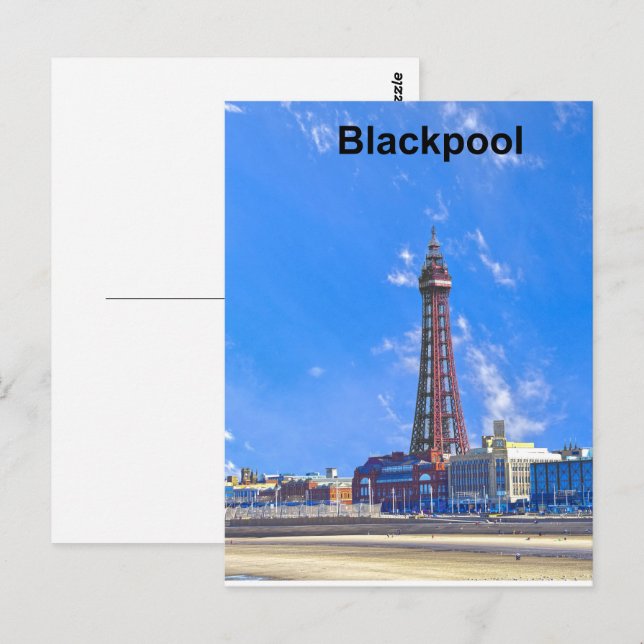 Blackpool Tower Postcard (Front/Back)