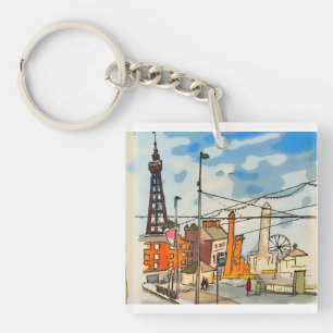 Blackpool Tower Seaside Key Ring