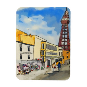 Blackpool Tower Seaside Magnet