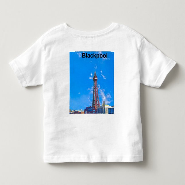 Blackpool Tower Toddler T-Shirt (Back)