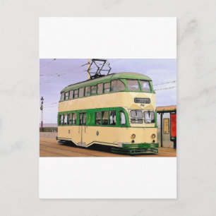 Blackpool Tram Postcard