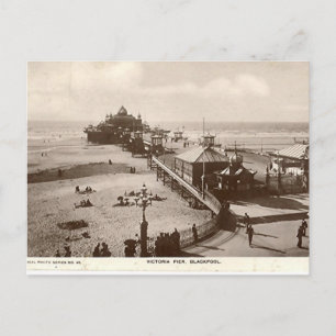 Blackpool, Victoria Pier Postcard