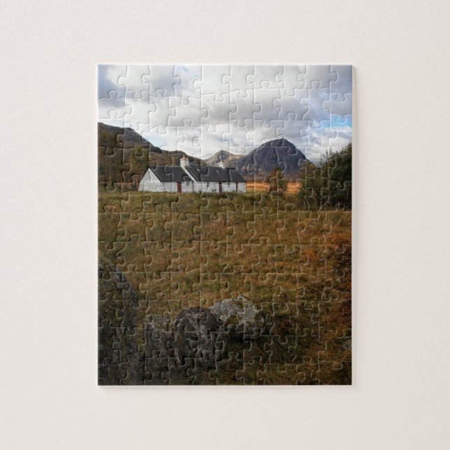 Blackrock Cottage, Glencoe, Scotland Jigsaw Puzzle (Vertical)