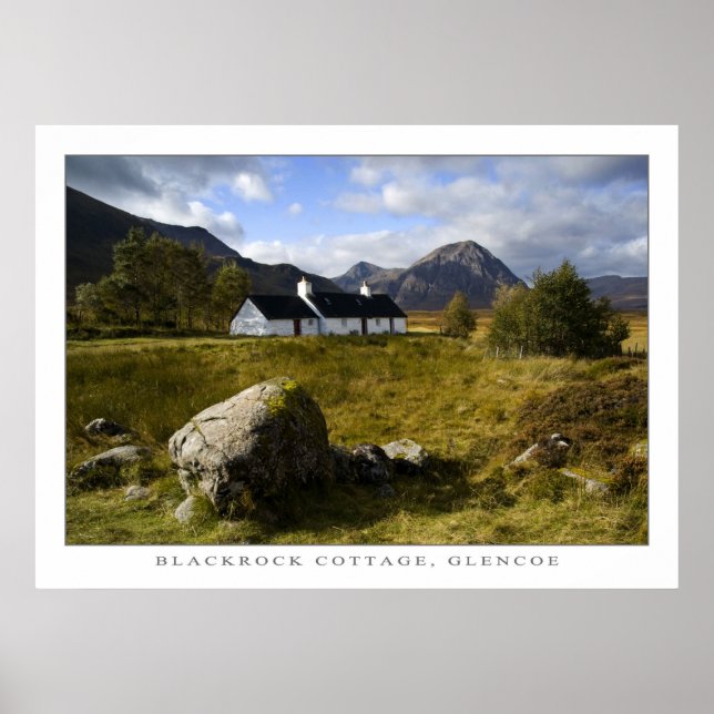 Blackrock Cottage, Scotland Poster (Front)