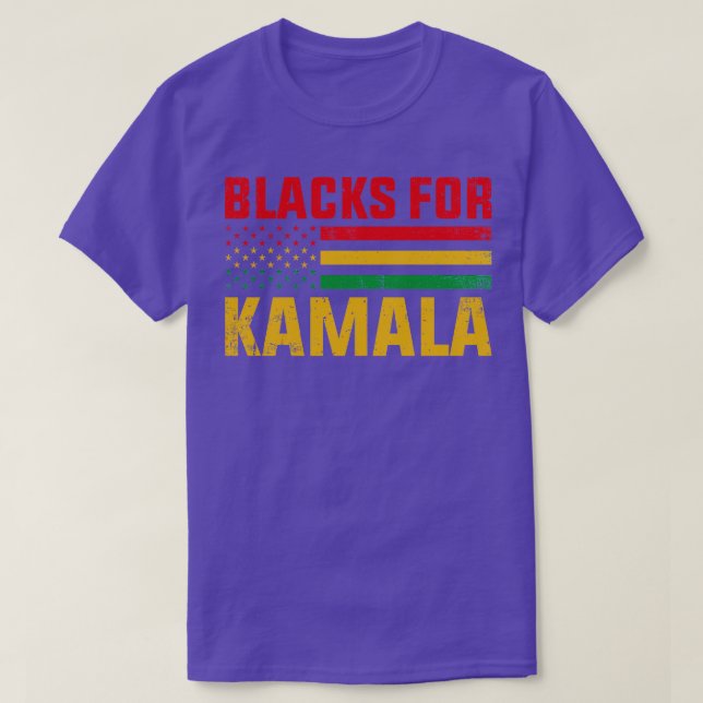 Blacks For Kamala T-Shirt (Design Front)