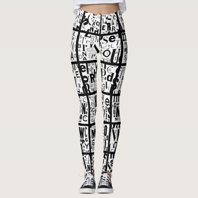 blacks & whites leggings (Front)