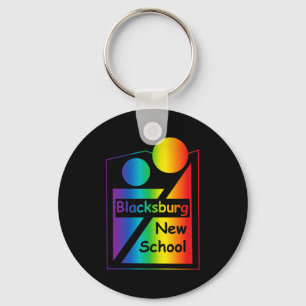 Blacksburg New School Retro Design  Key Ring