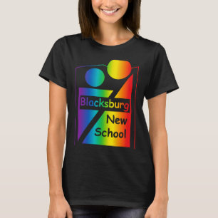 Blacksburg New School Retro Design  T-Shirt