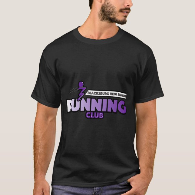 Blacksburg New School Running Club  T-Shirt (Front)