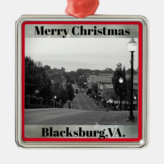 Blacksburg,VA.Christmas Ornament (Front)