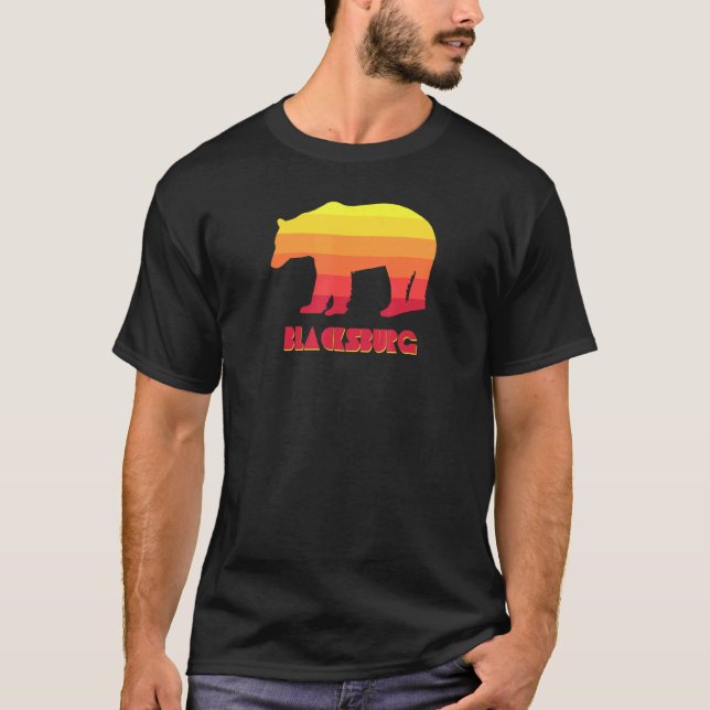 Blacksburg Virginia Bear T-Shirt (Front)