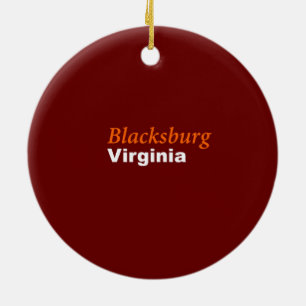 Blacksburg, Virginia Ornament
