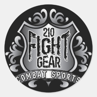 blackshirtshieldbg classic round sticker