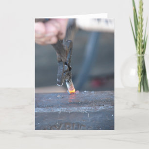 Blacksmith at Work Card