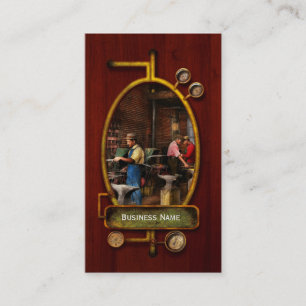 Blacksmith - Blacksmithing school 1899 Business Card