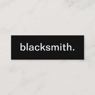 Blacksmith Business Card
