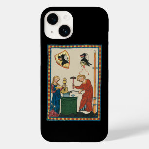 Blacksmith Forging Helmet Medieval Art Case-Mate iPhone 14 Case