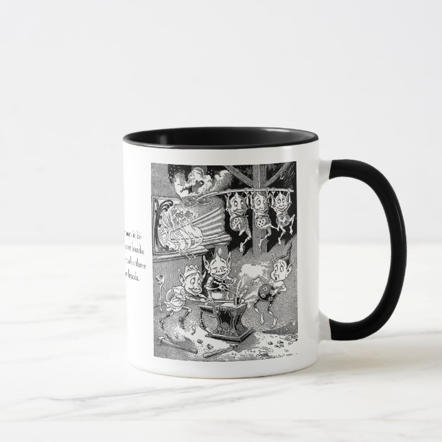 Blacksmith Gnome at the Forge Mug (Right)