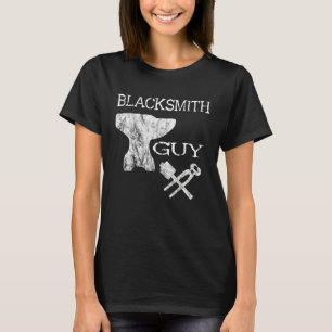 Blacksmith Guy Horses Hoof Blacksmith Boys Forges T-Shirt