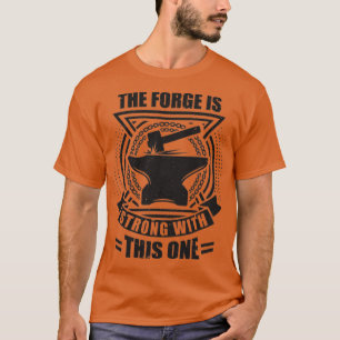 Blacksmith Hammer Blacksmithing Forge Forging Desi T-Shirt