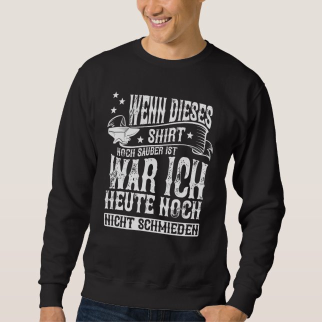 Blacksmith Horse Smith Metal Builder Sweatshirt (Front)