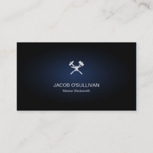 Blacksmith Iron Works Metal  Business Card
