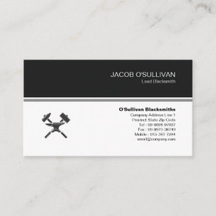 Blacksmith Iron Works Metal  Business Card